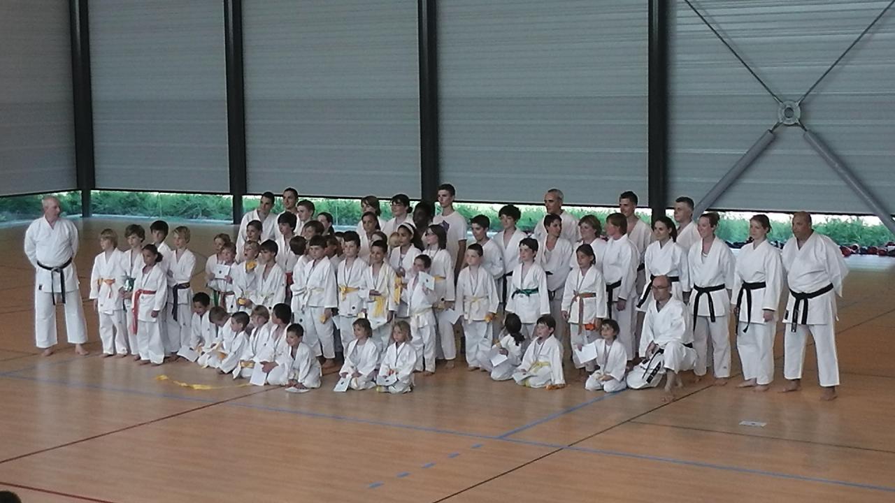 Cérémonie de remise des ceintures