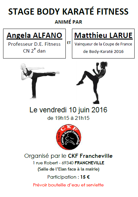 Stage Angela et Matthieu 10.06.16